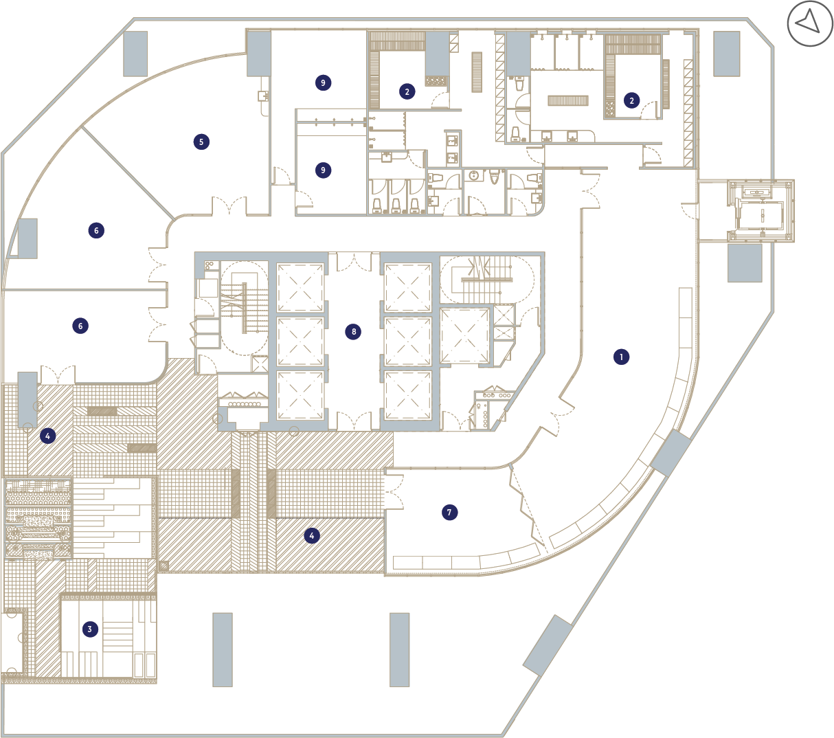 Orion Residence Level 10 The Cosmos facility layout