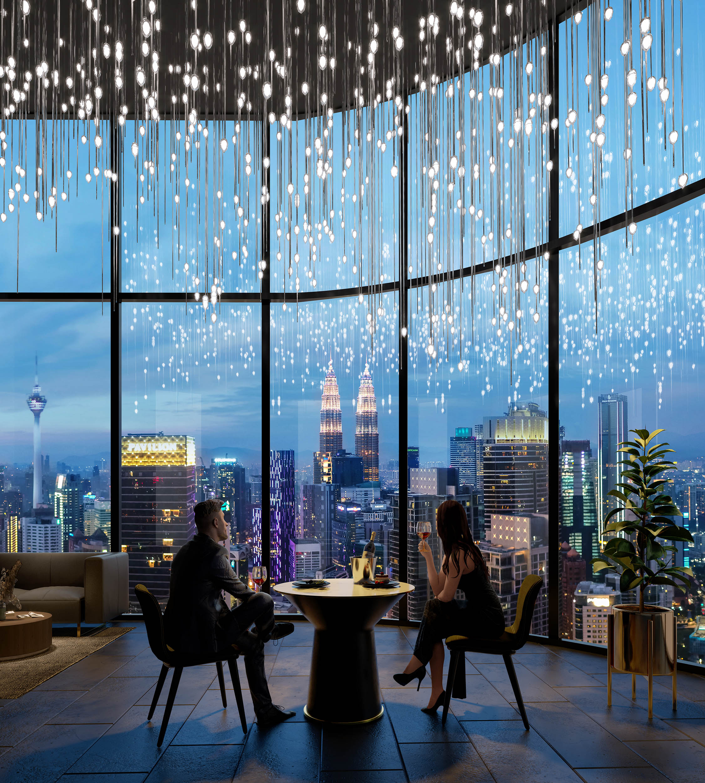 Orion Residence city-lifestyle view overlooking Kuala Lumpur